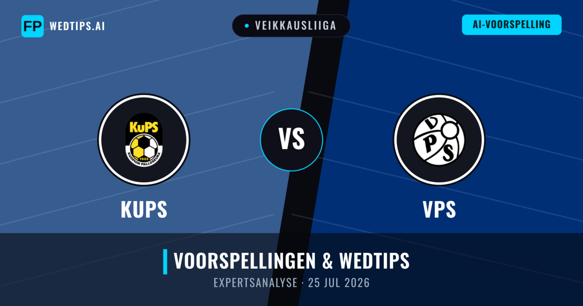 KuPS vs VPS — voorspelling en vooruitblik wedstrijd