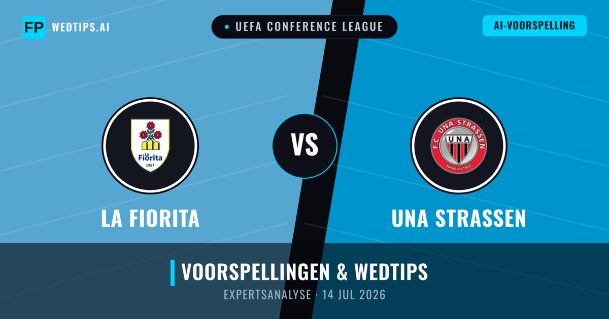La Fiorita vs UNA Strassen — voorspelling en vooruitblik wedstrijd