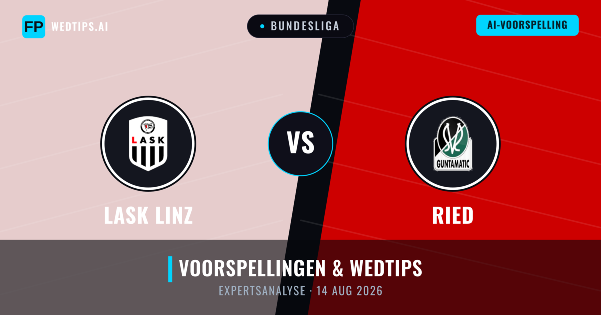 LASK Linz vs Ried — voorspelling en vooruitblik wedstrijd