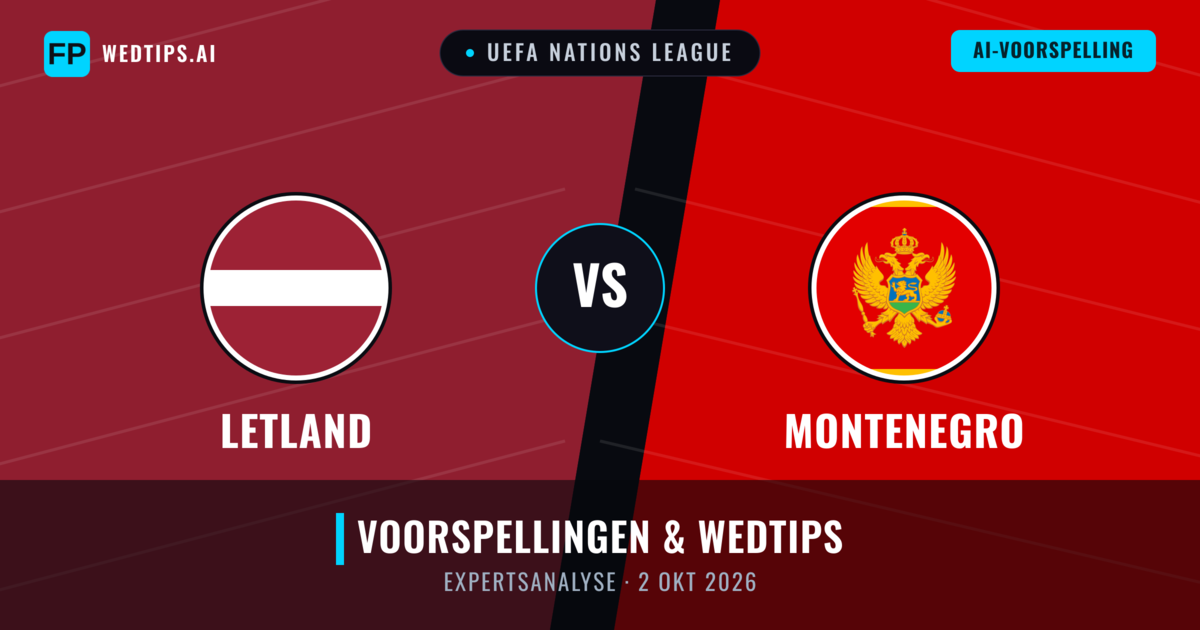 Letland vs Montenegro — voorspelling en vooruitblik wedstrijd