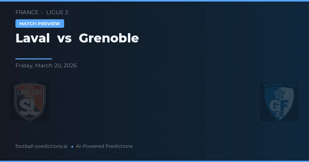 Laval vs Grenoble — voorspelling en vooruitblik wedstrijd