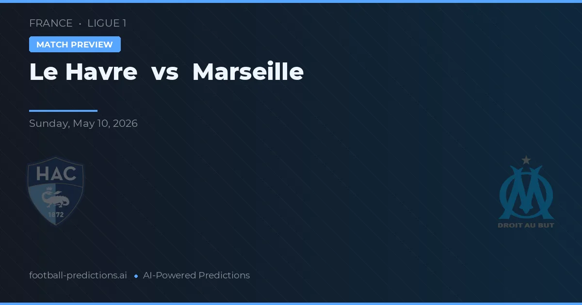 Le Havre vs Marseille — voorspelling en vooruitblik wedstrijd