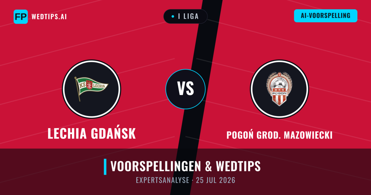 Lechia Gdańsk vs Pogoń Grod. Mazowiecki — voorspelling en vooruitblik wedstrijd