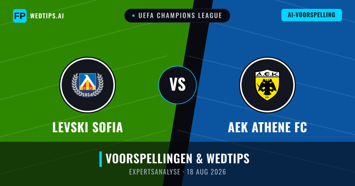 Levski Sofia vs AEK Athene FC — voorspelling en vooruitblik wedstrijd