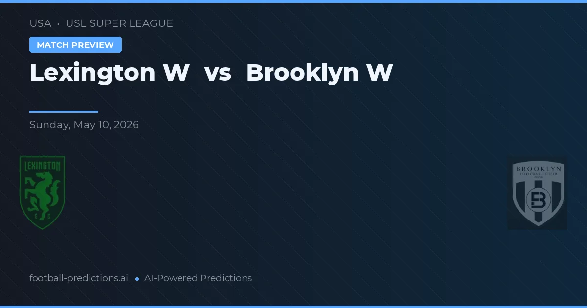 Lexington W vs Brooklyn W — voorspelling en vooruitblik wedstrijd
