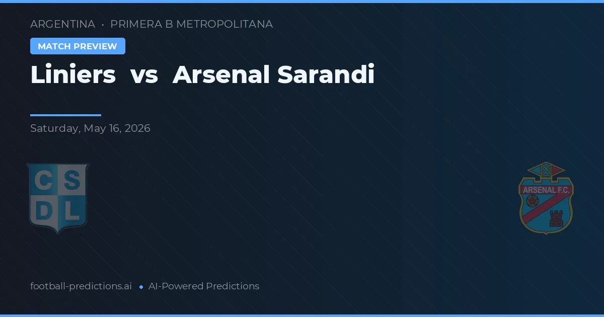 Liniers vs Arsenal de Sarandí — voorspelling en vooruitblik wedstrijd