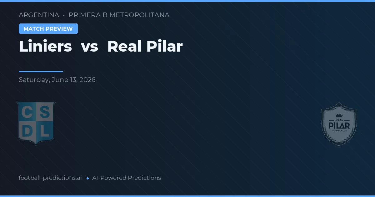 Liniers vs Real Pilar — voorspelling en vooruitblik wedstrijd