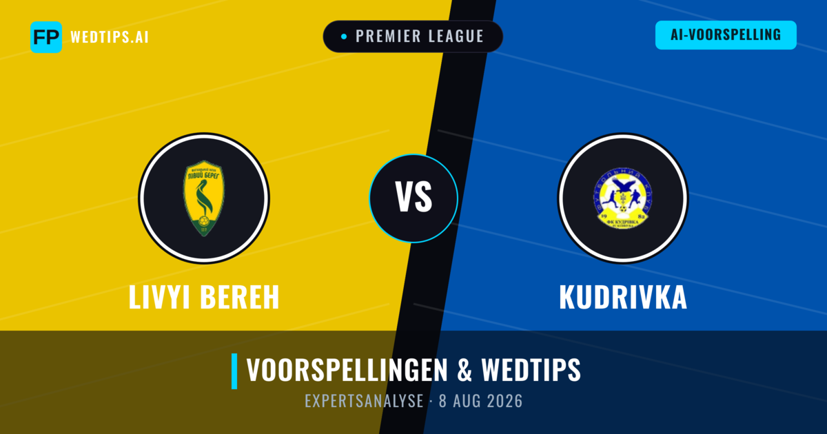 Livyi Bereh vs Kudrivka — voorspelling en vooruitblik wedstrijd