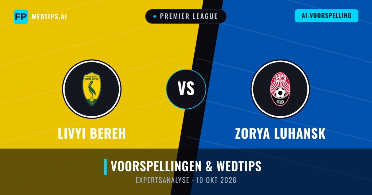 Livyi Bereh vs Zorya Luhansk — voorspelling en vooruitblik wedstrijd