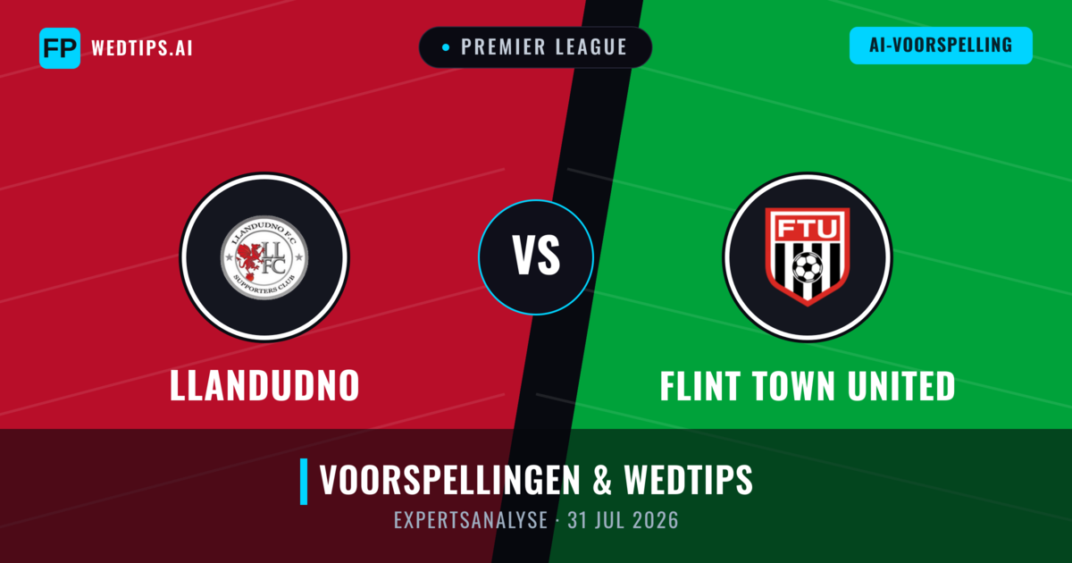 Llandudno vs Flint Town United — voorspelling en vooruitblik wedstrijd