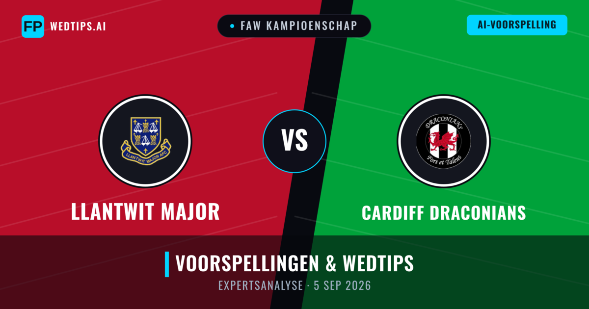 Llantwit Major vs Cardiff Draconians — voorspelling en vooruitblik wedstrijd