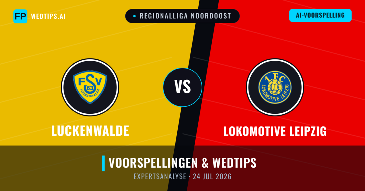 Luckenwalde vs Lokomotive Leipzig — voorspelling en vooruitblik wedstrijd