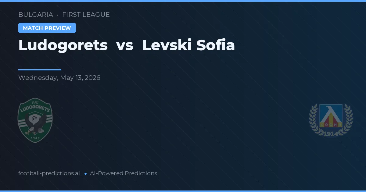 Ludogorets vs Levski Sofia — voorspelling en vooruitblik wedstrijd