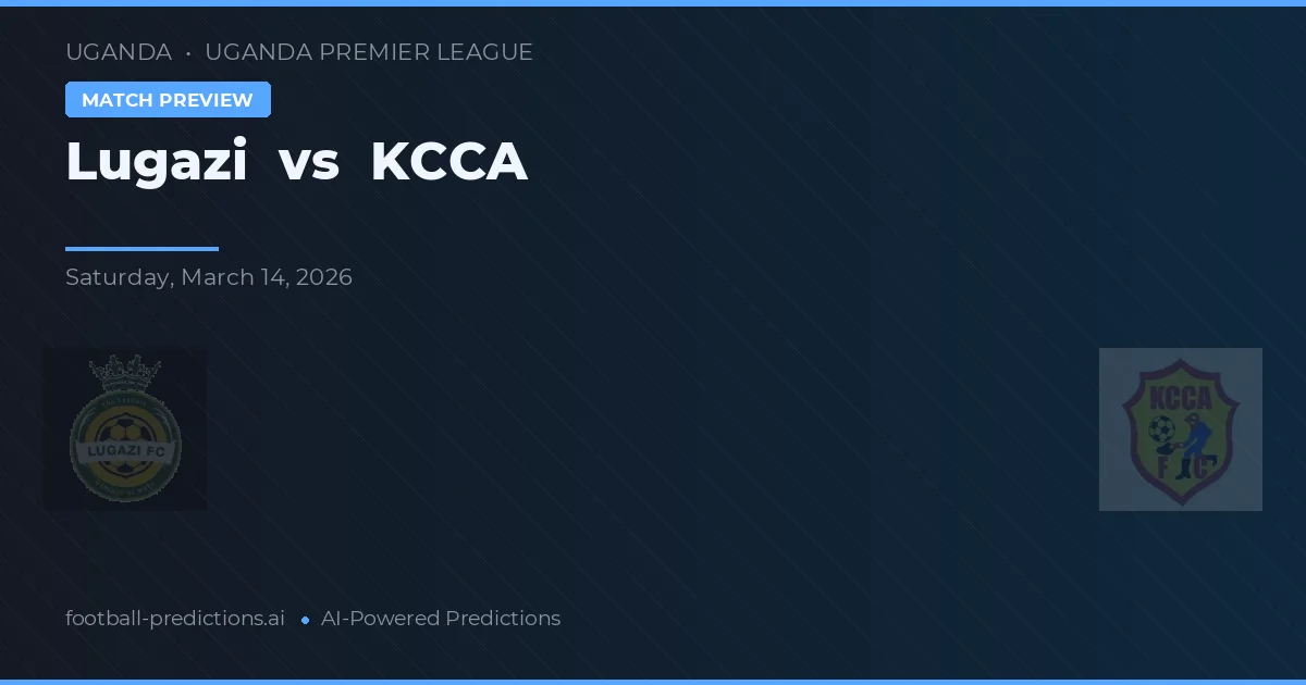 Lugazi vs KCCA — voorspelling en vooruitblik wedstrijd