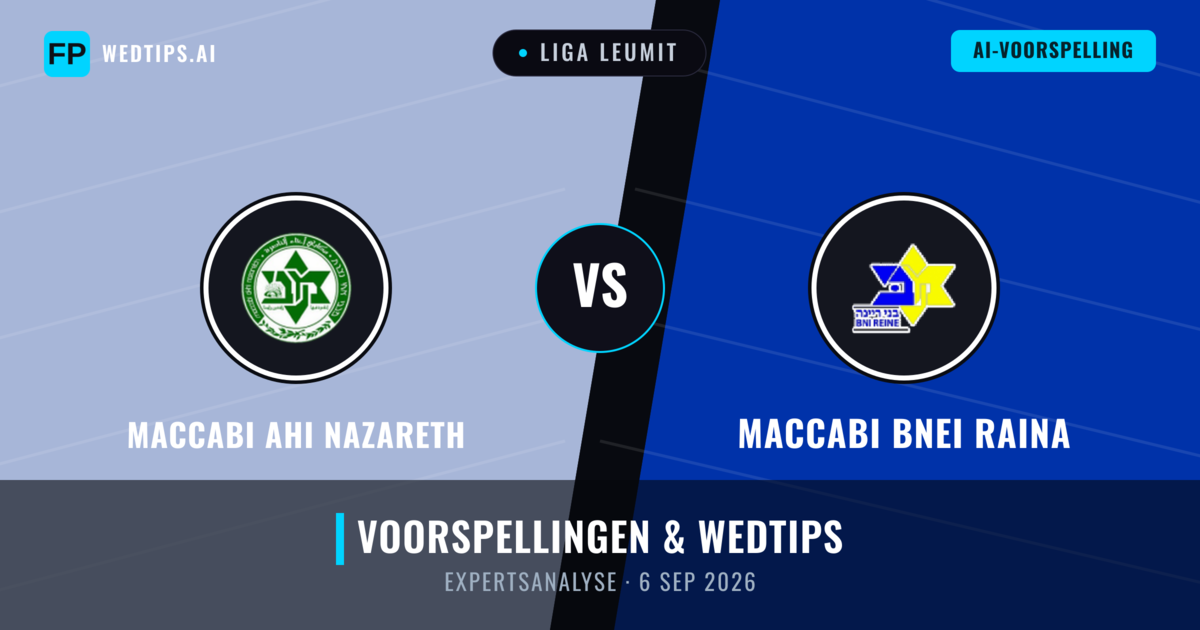Maccabi Ahi Nazareth vs Maccabi Bnei Raina — voorspelling en vooruitblik wedstrijd