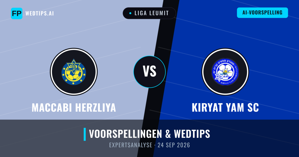 Maccabi Herzliya vs Kiryat Yam SC — voorspelling en vooruitblik wedstrijd
