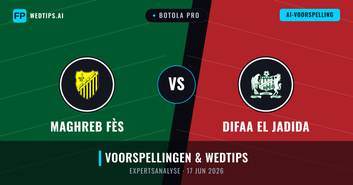 Maghreb Fès vs Difaa El Jadida — voorspelling en vooruitblik wedstrijd