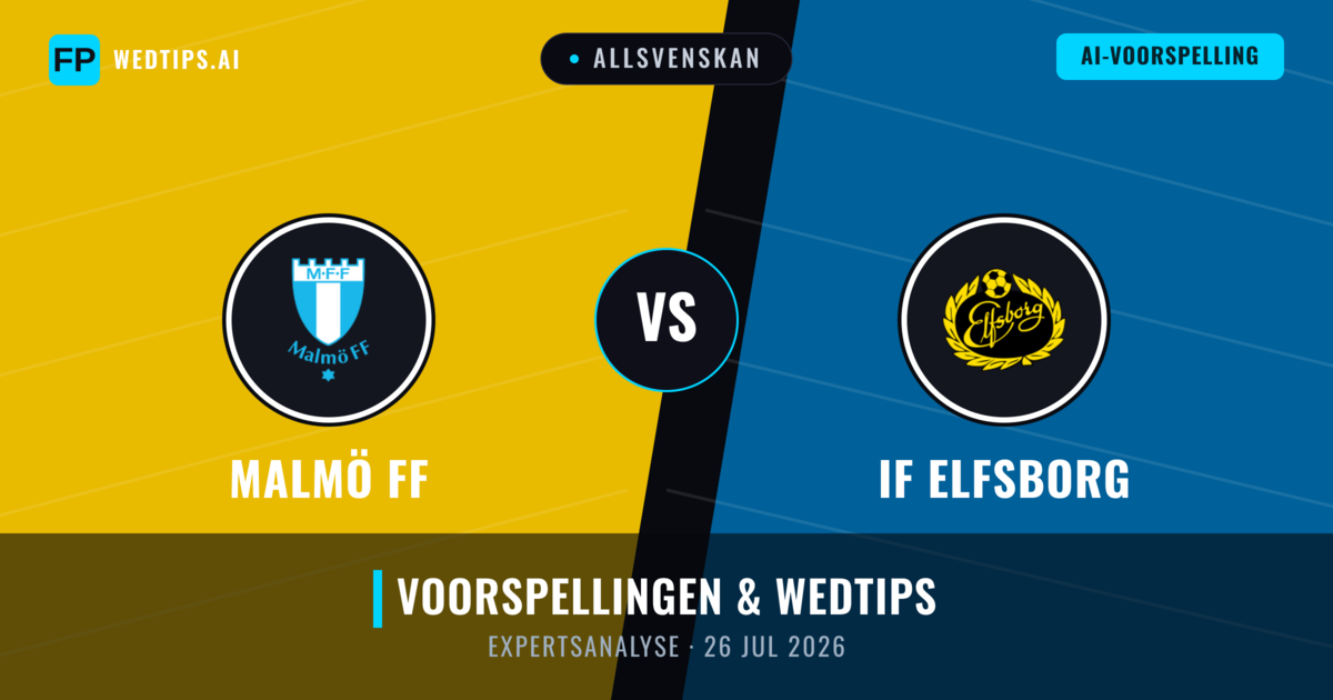 Malmö FF vs IF Elfsborg — voorspelling en vooruitblik wedstrijd