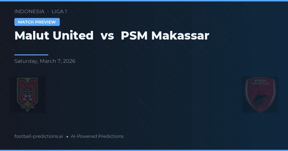 Malut United vs PSM Makassar — voorspelling en vooruitblik wedstrijd