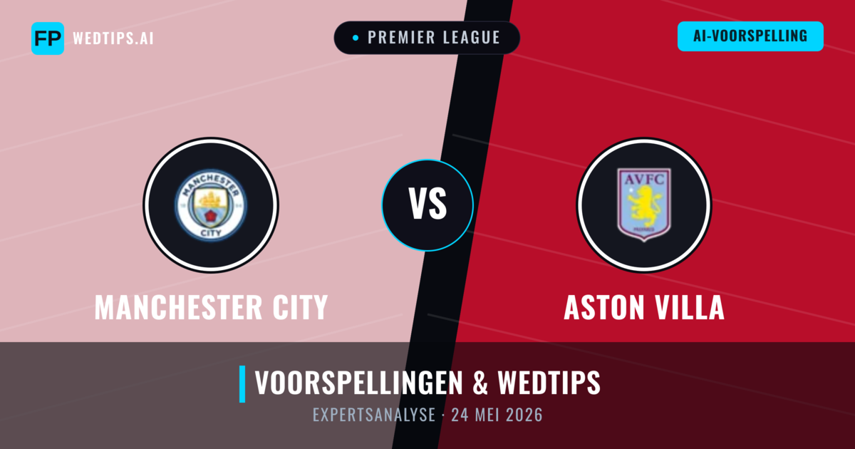 Manchester City vs Aston Villa — voorspelling en vooruitblik wedstrijd