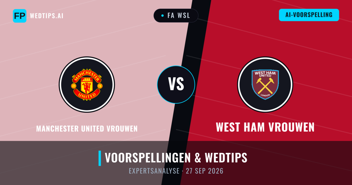 Manchester United Vrouwen vs West Ham Vrouwen — voorspelling en vooruitblik wedstrijd