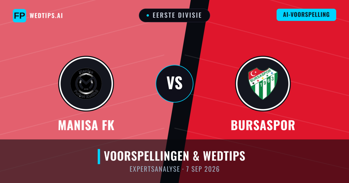 Manisa FK vs Bursaspor — voorspelling en vooruitblik wedstrijd