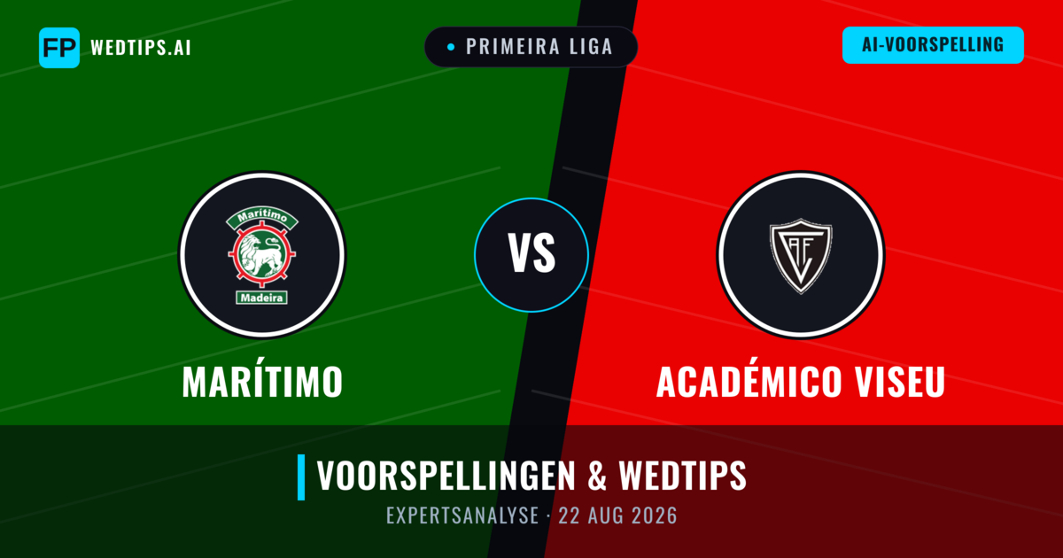 Marítimo vs Académico Viseu — voorspelling en vooruitblik wedstrijd
