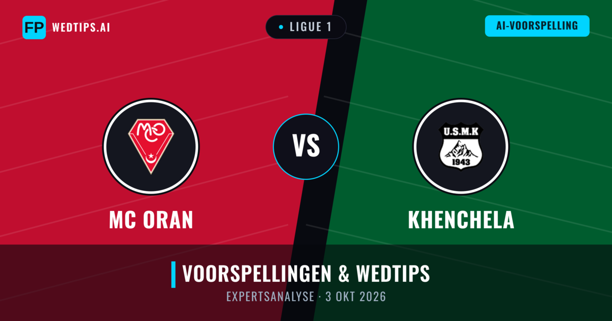 MC Oran vs Khenchela — voorspelling en vooruitblik wedstrijd