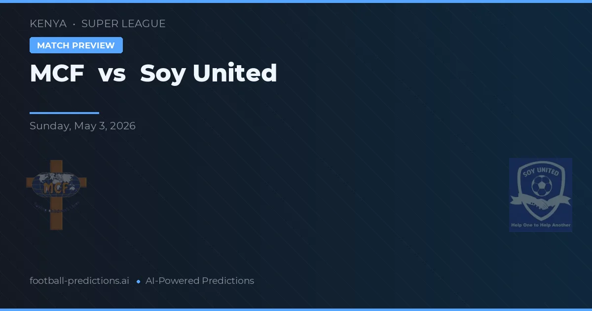 MCF vs Soy United — voorspelling en vooruitblik wedstrijd