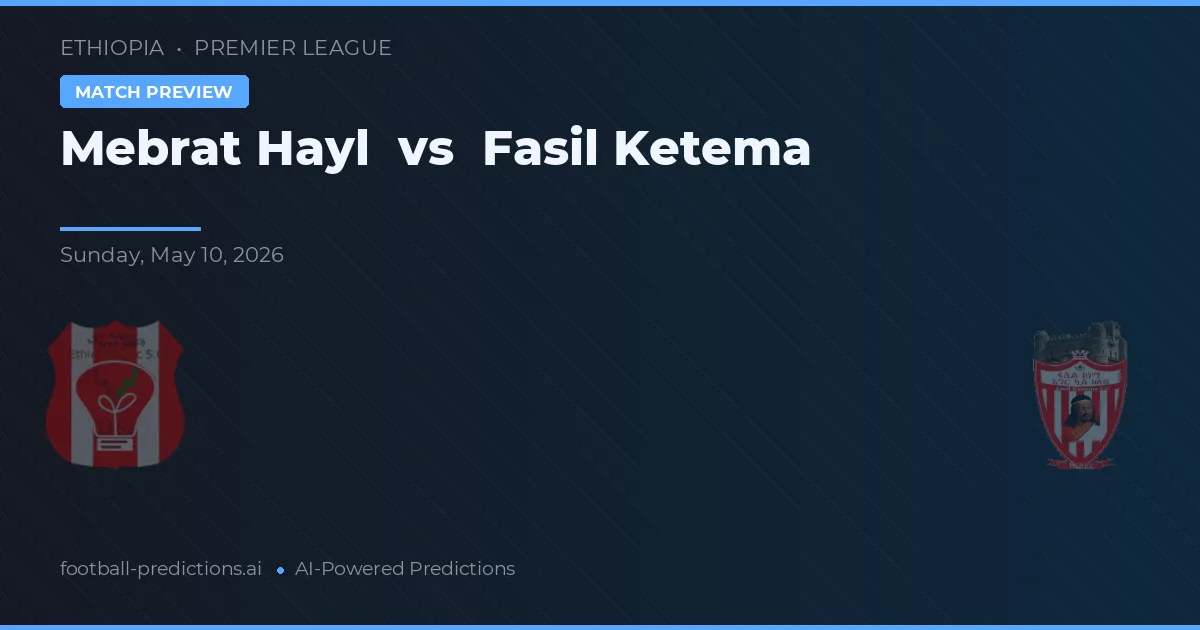 Mebrat Hayl vs Fasil Ketema — voorspelling en vooruitblik wedstrijd