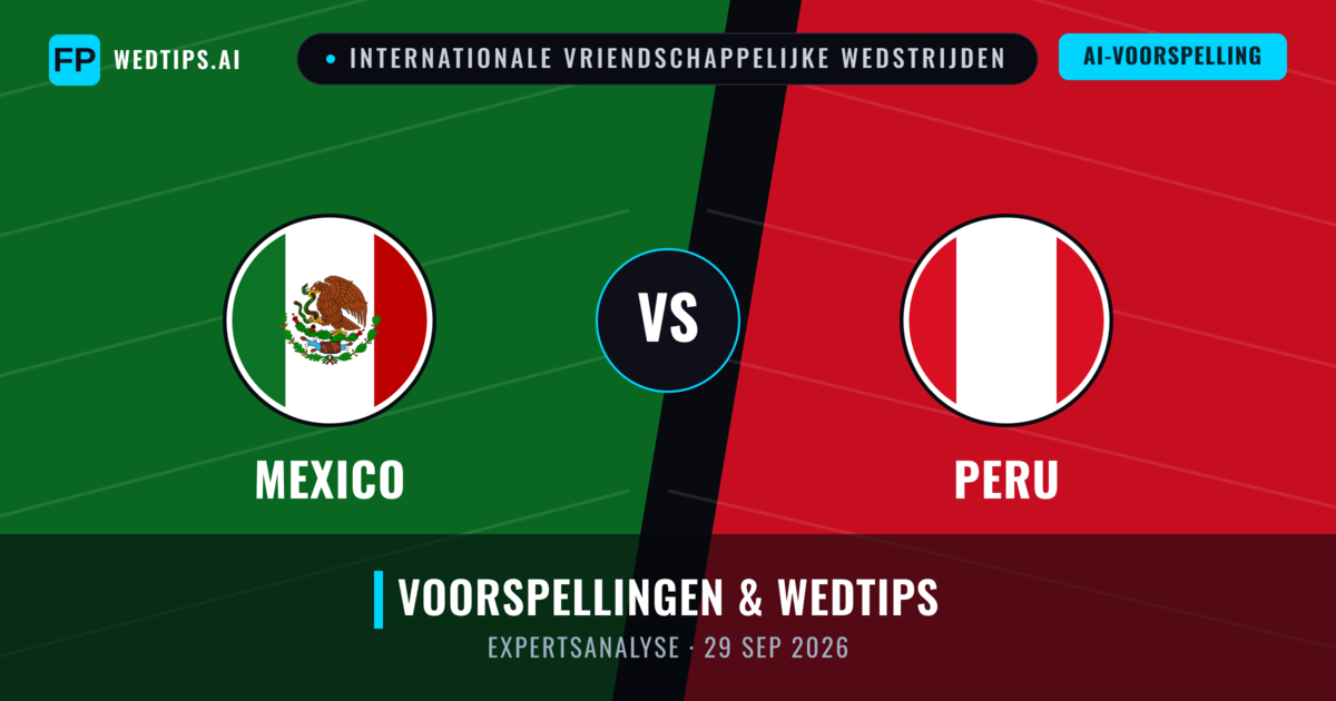 Mexico vs Peru — voorspelling en vooruitblik wedstrijd