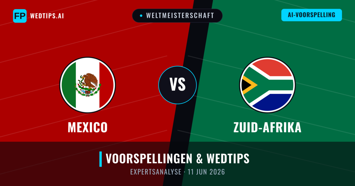 Mexico vs Zuid-Afrika — voorspelling en vooruitblik wedstrijd