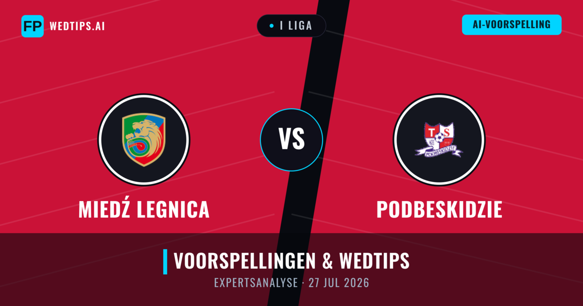 Miedź Legnica vs Podbeskidzie — voorspelling en vooruitblik wedstrijd