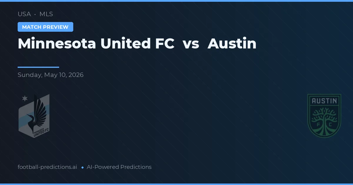 Minnesota United FC vs Austin — voorspelling en vooruitblik wedstrijd