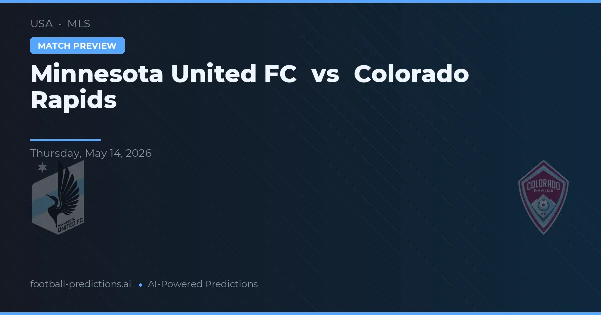 Minnesota United FC vs Colorado Rapids — voorspelling en vooruitblik wedstrijd