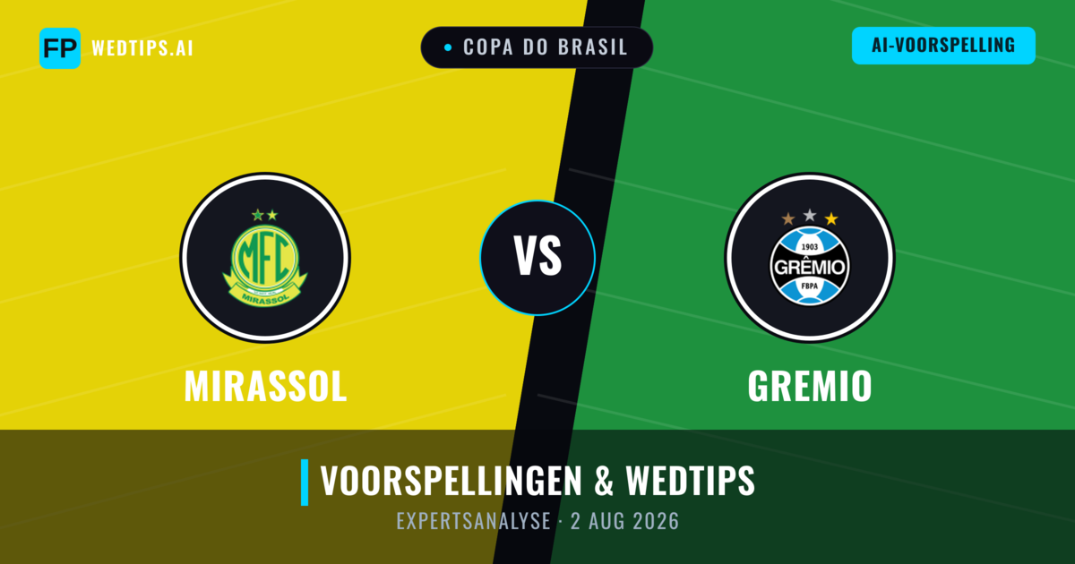 Mirassol vs Gremio — voorspelling en vooruitblik wedstrijd