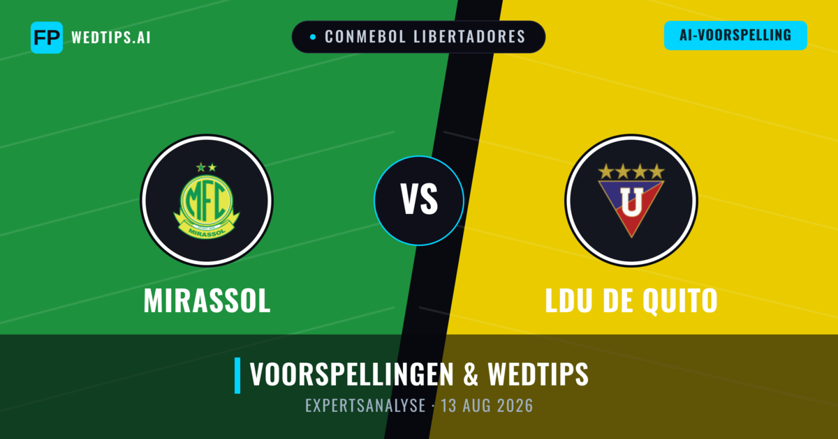 Mirassol vs LDU de Quito — voorspelling en vooruitblik wedstrijd
