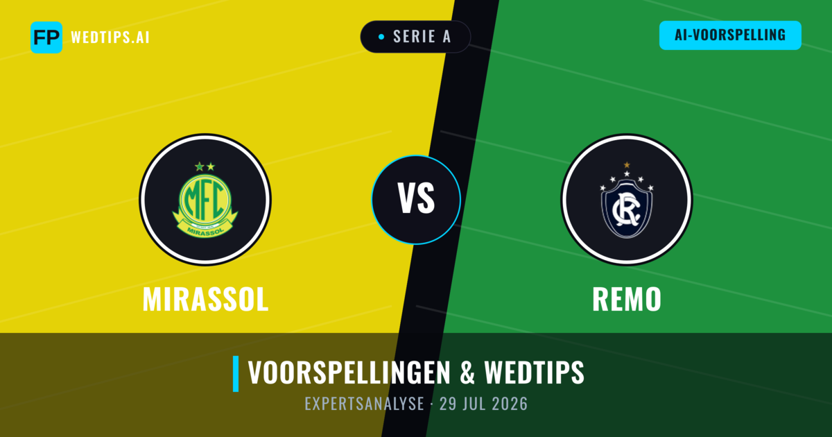 Mirassol vs Remo — voorspelling en vooruitblik wedstrijd