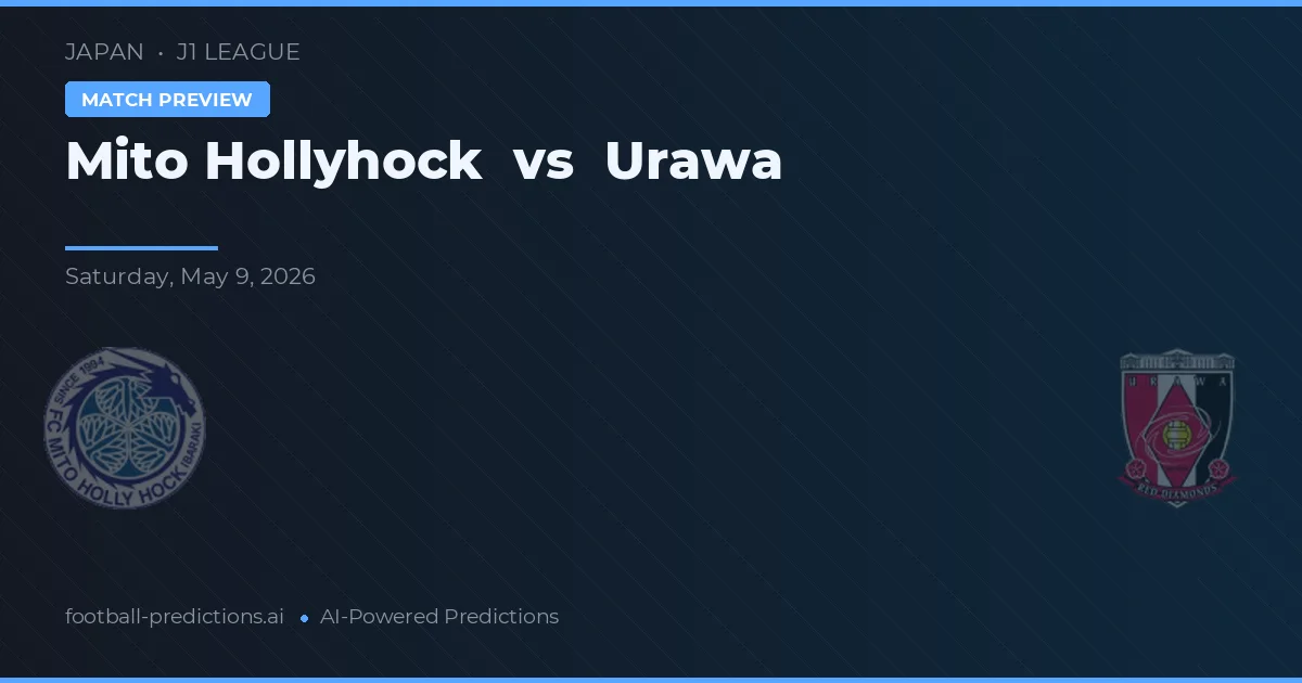 Mito HollyHock vs Urawa Reds — voorspelling en vooruitblik wedstrijd