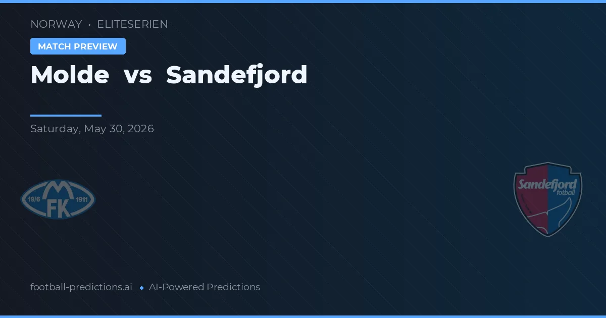 Molde vs Sandefjord — voorspelling en vooruitblik wedstrijd