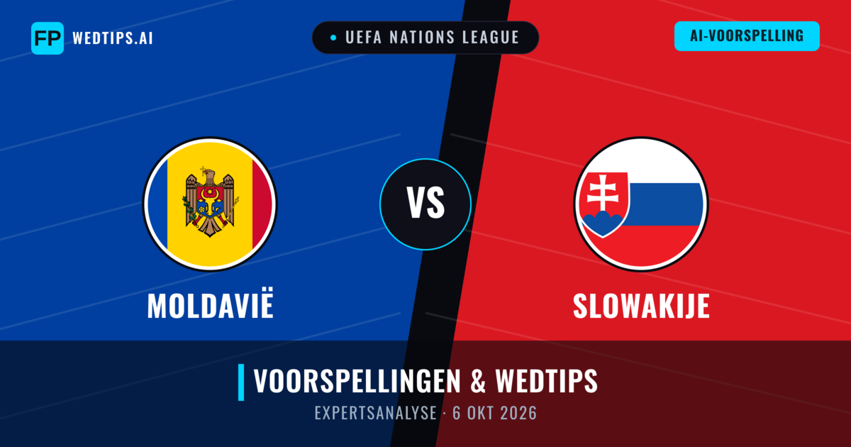 Moldavië vs Slowakije — voorspelling en vooruitblik wedstrijd