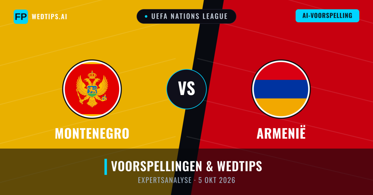 Montenegro vs Armenië — voorspelling en vooruitblik wedstrijd