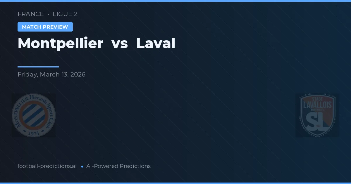 Montpellier vs Laval — voorspelling en vooruitblik wedstrijd