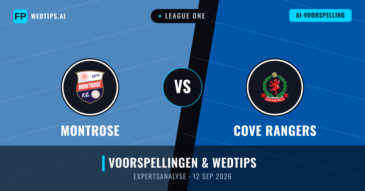 Montrose vs Cove Rangers — voorspelling en vooruitblik wedstrijd