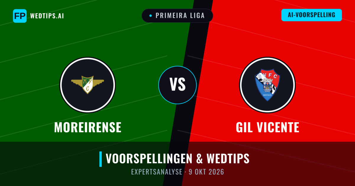 Moreirense vs GIL Vicente — voorspelling en vooruitblik wedstrijd