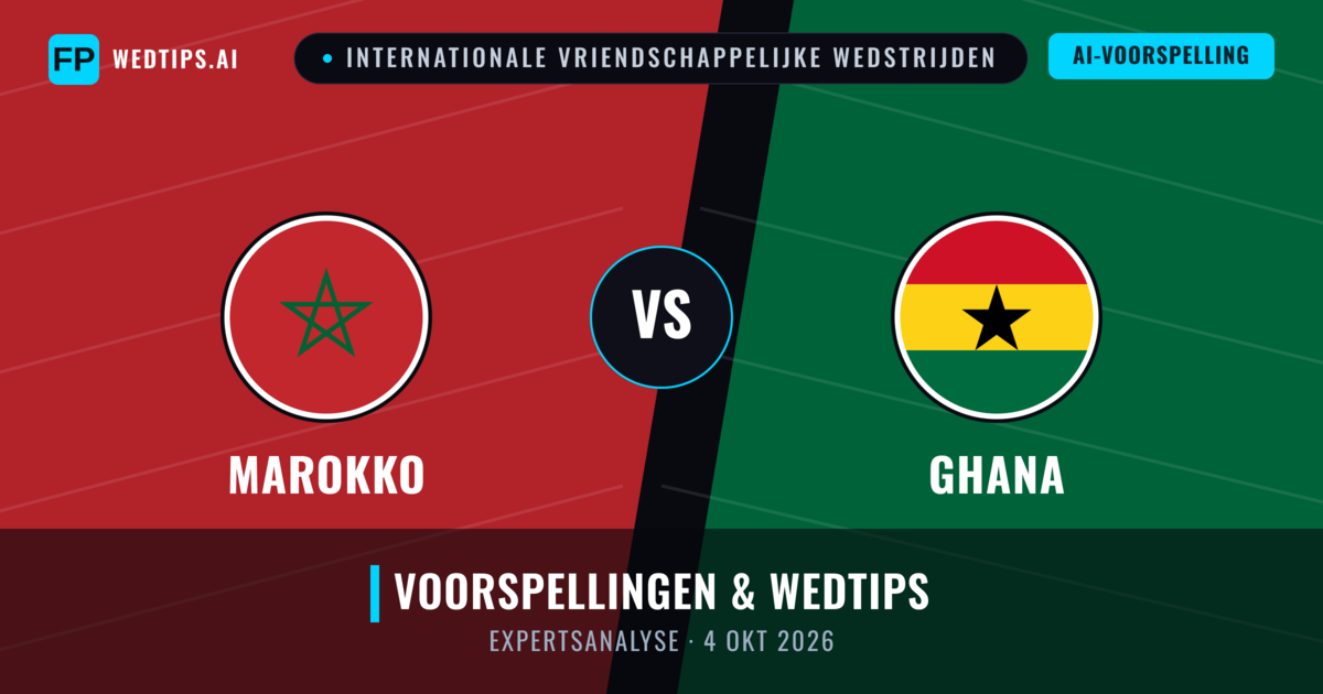 Marokko vs Ghana — voorspelling en vooruitblik wedstrijd