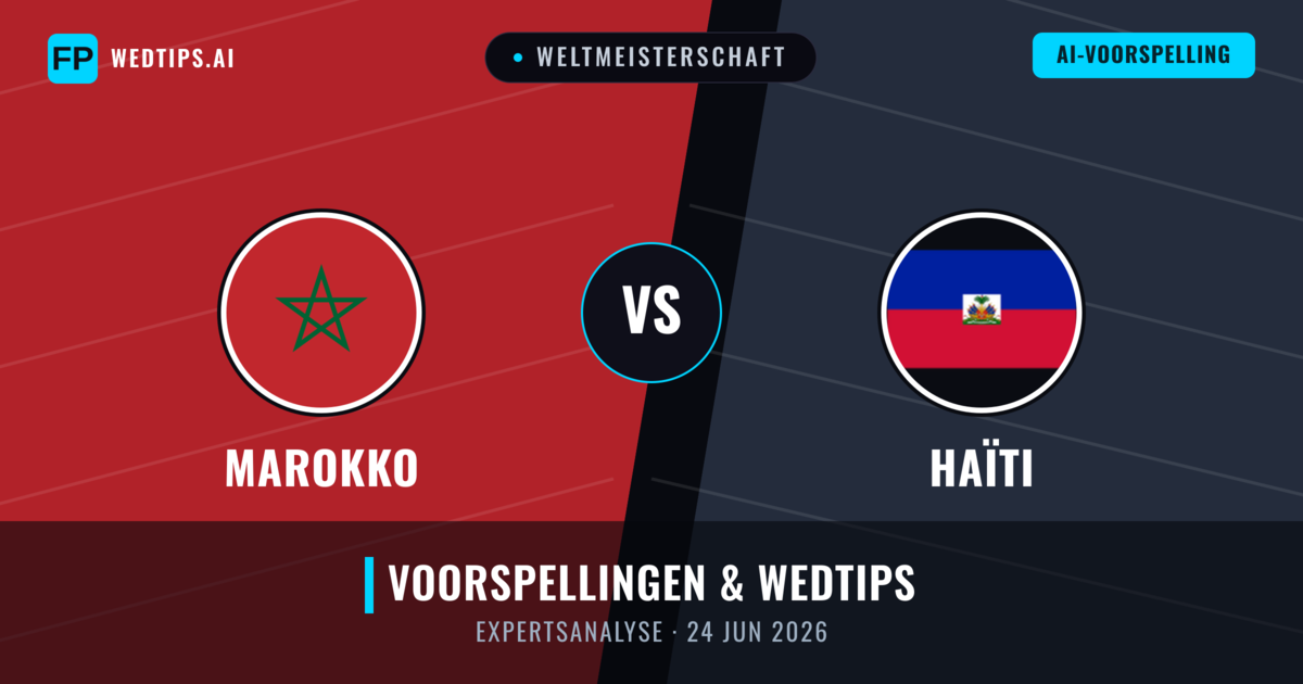 Marokko vs Haïti — voorspelling en vooruitblik wedstrijd