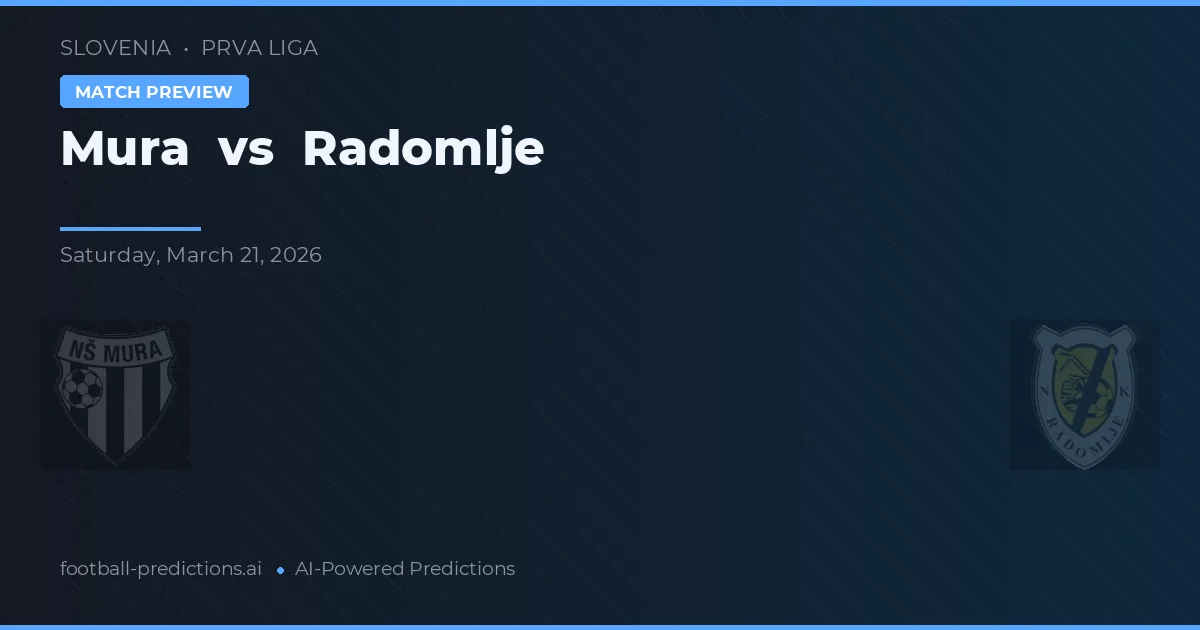 Mura vs Radomlje — voorspelling en vooruitblik wedstrijd