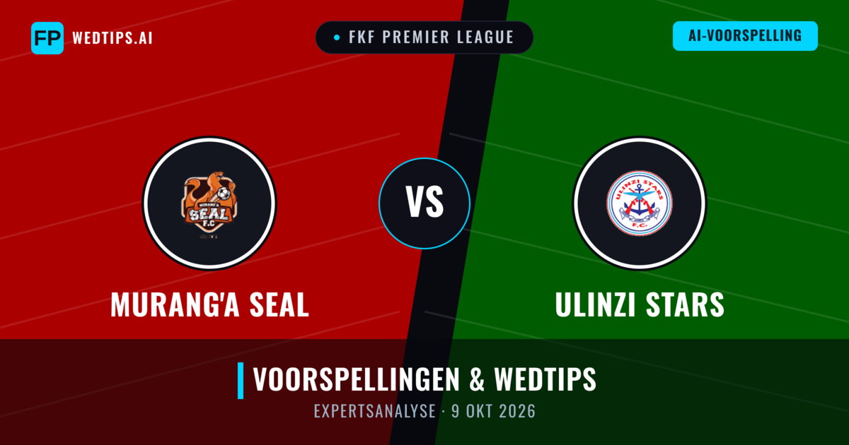Murang'a SEAL vs Ulinzi Stars — voorspelling en vooruitblik wedstrijd