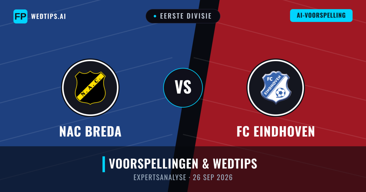 NAC Breda vs FC Eindhoven — voorspelling en vooruitblik wedstrijd